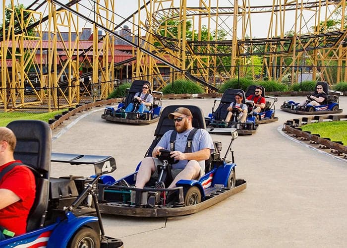 Blazing Trails Go-Karts at Adventure Park USA