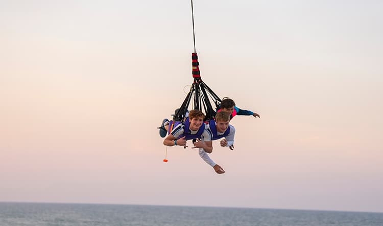 SkyCoaster at Casino Pier