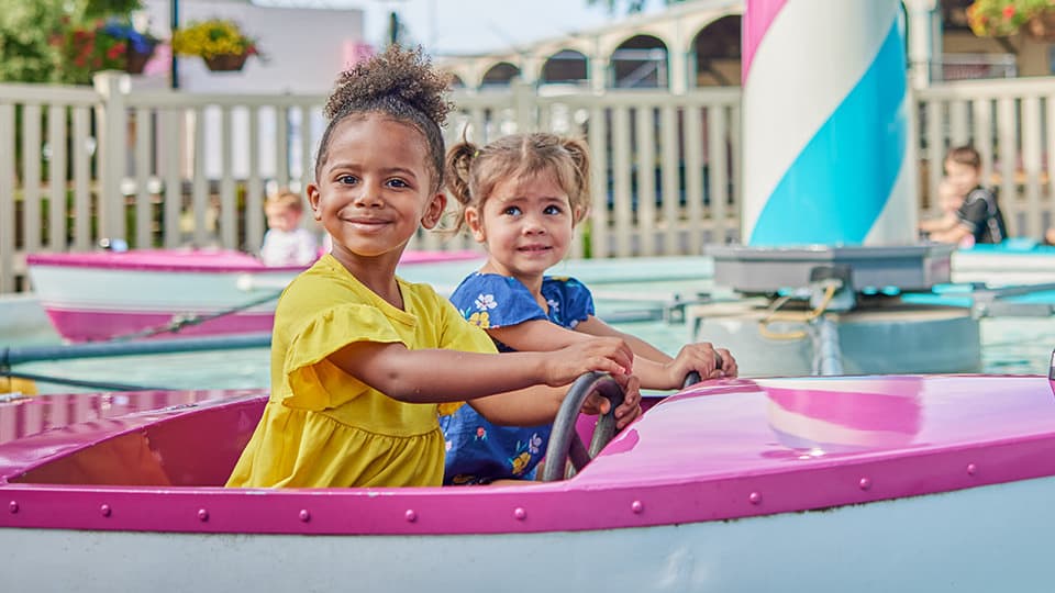 Kiddie Boats at Seabreeze Amusement Park