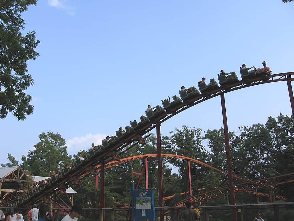 Harley Quinn Crazy Train at Six Flags Great Adventure