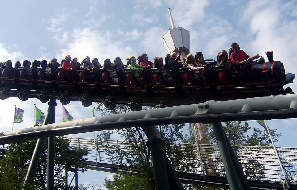Lisebergbanan at Liseberg