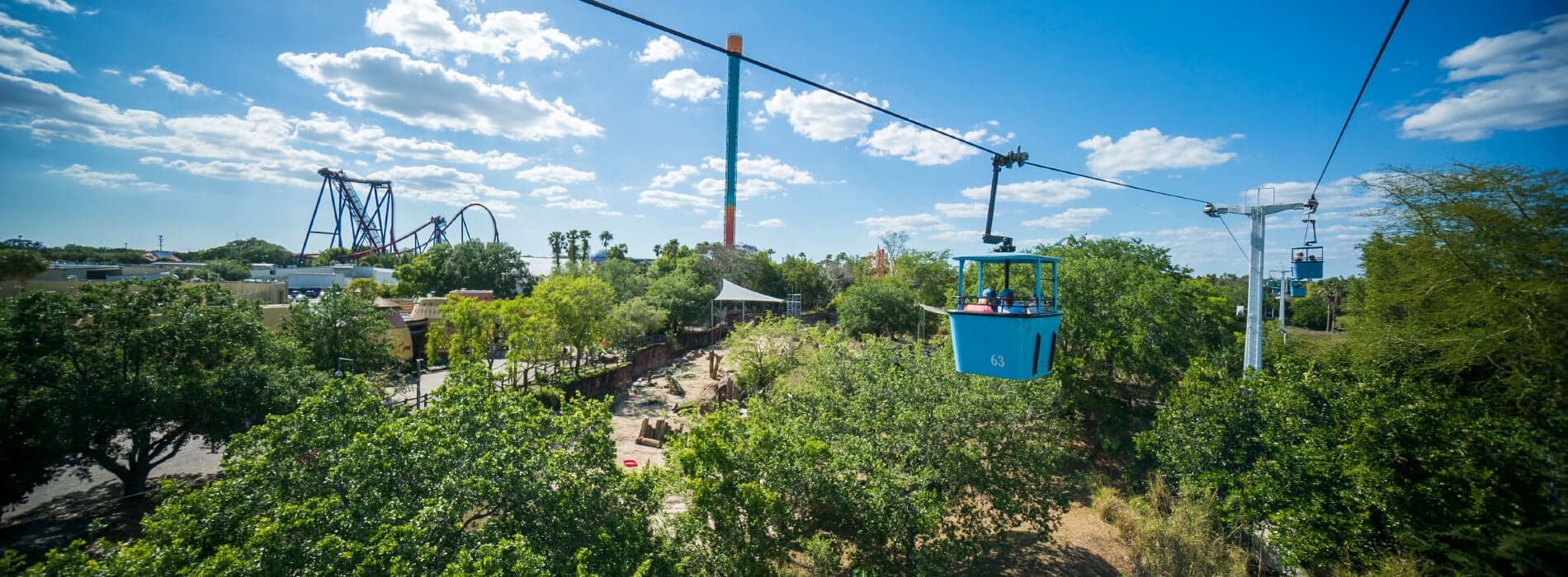 Skyride at Busch Gardens Tampa Bay