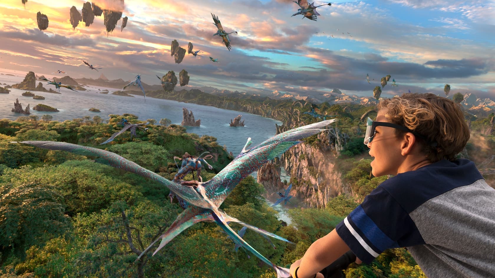 Avatar Flight of Passage at Disney's Animal Kingdom Theme Park