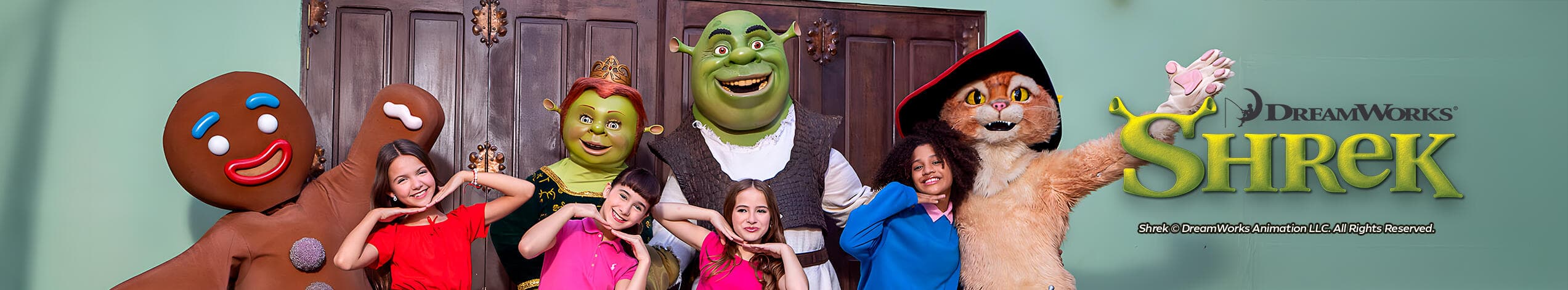 Fotos com Shrek e sua Turma at Beto Carrero World
