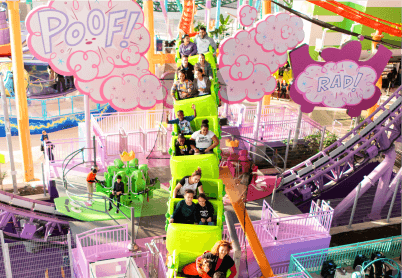 Nickelodeon Slime Streak at Nickelodeon Universe at American Dream