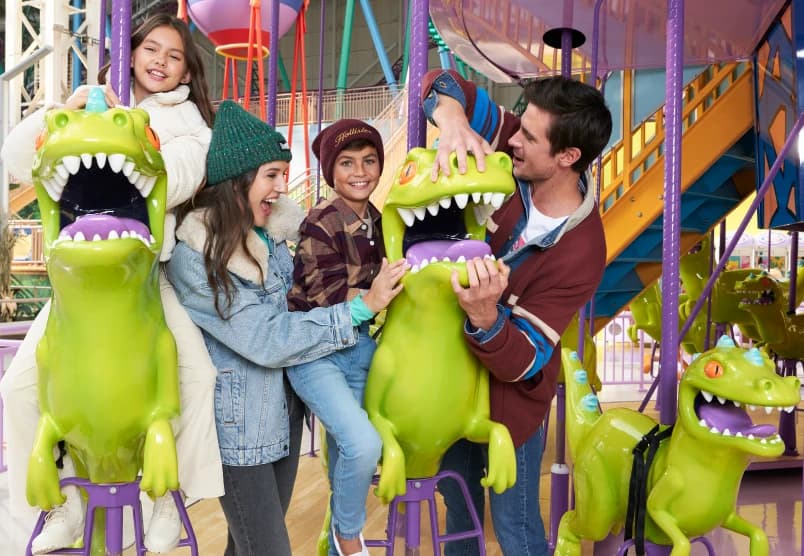 Rugrats Reptar Go-Round at Nickelodeon Universe at American Dream