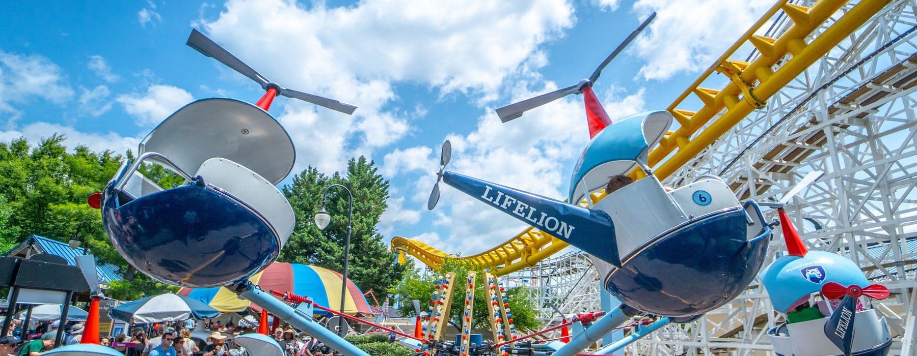 Helicopters at Hersheypark