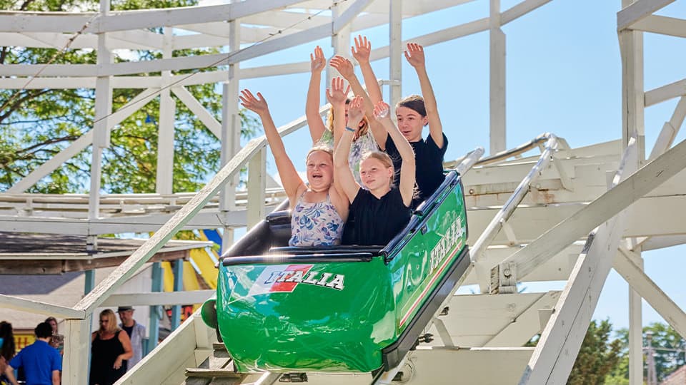 Bobsleds at Seabreeze Amusement Park