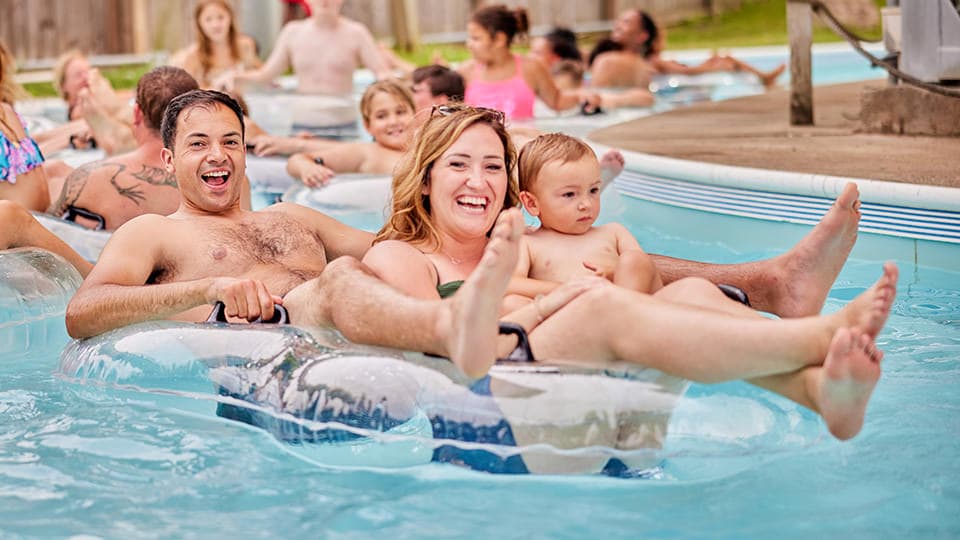 Lazy River at Seabreeze Amusement Park
