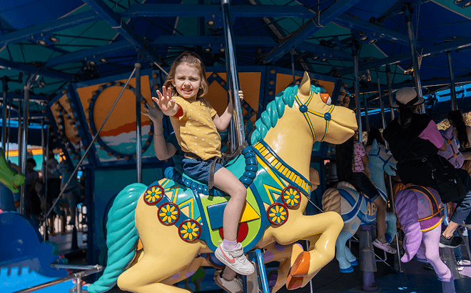 Ocean Rescue Carousel at SeaWorld San Antonio