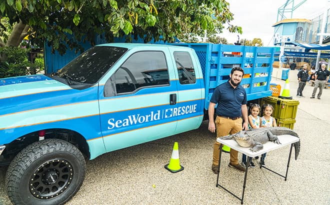 Rescue Garage at SeaWorld San Diego