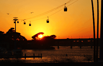 Bayside Skyride at SeaWorld San Diego