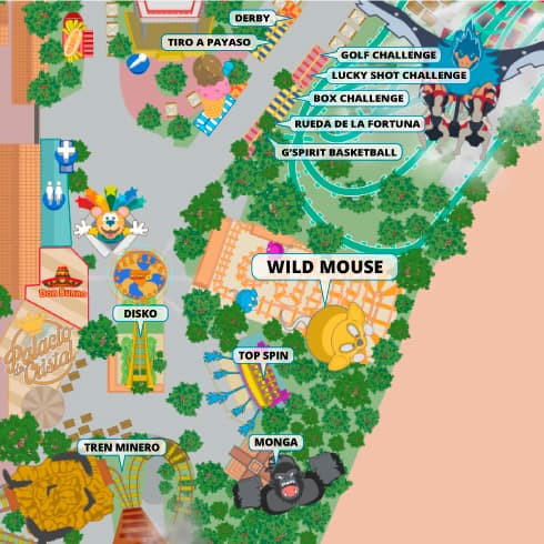 Wild Mouse at Fantasilandia