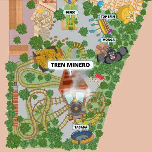 Tren Minero at Fantasilandia