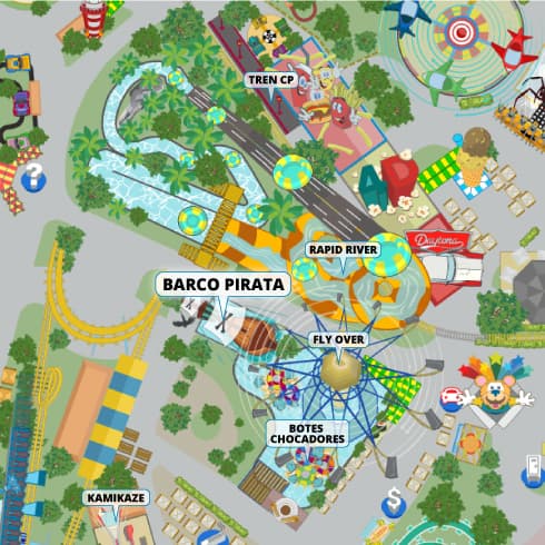 Barco Pirata at Fantasilandia