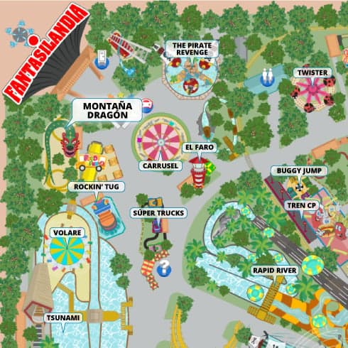 Montaña Dragón at Fantasilandia