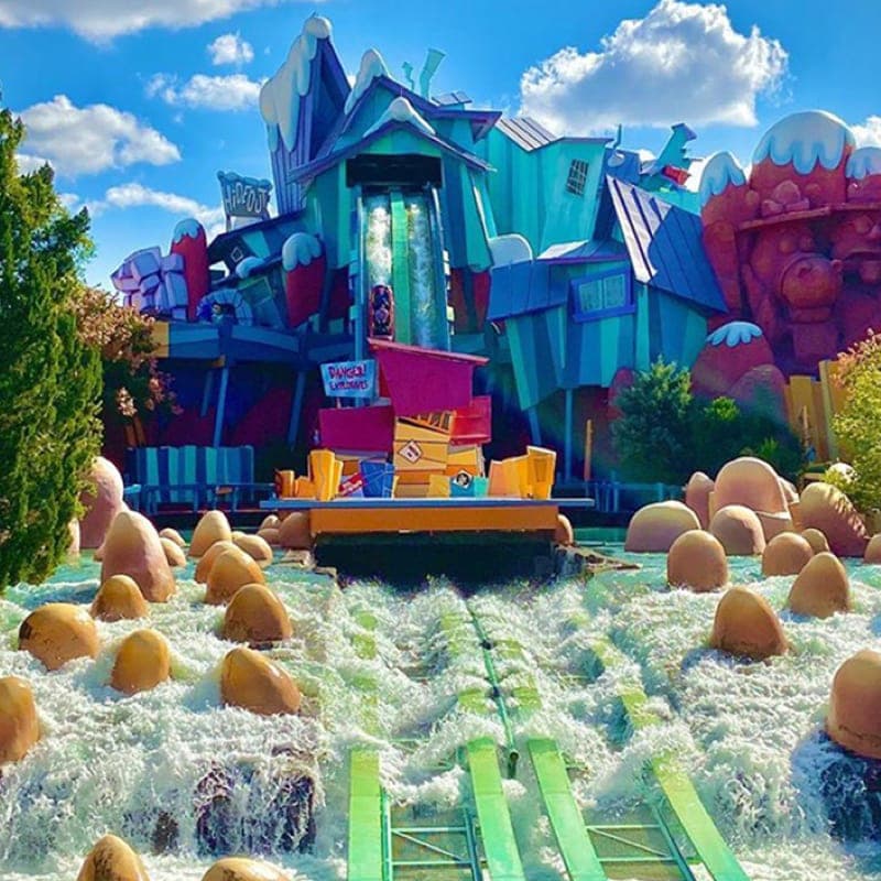 Dudley Do-Right's Ripsaw Falls at Universal's Islands of Adventure
