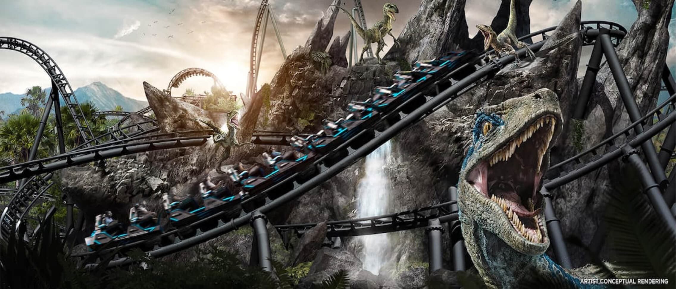 Jurassic World VelociCoaster at Universal's Islands of Adventure