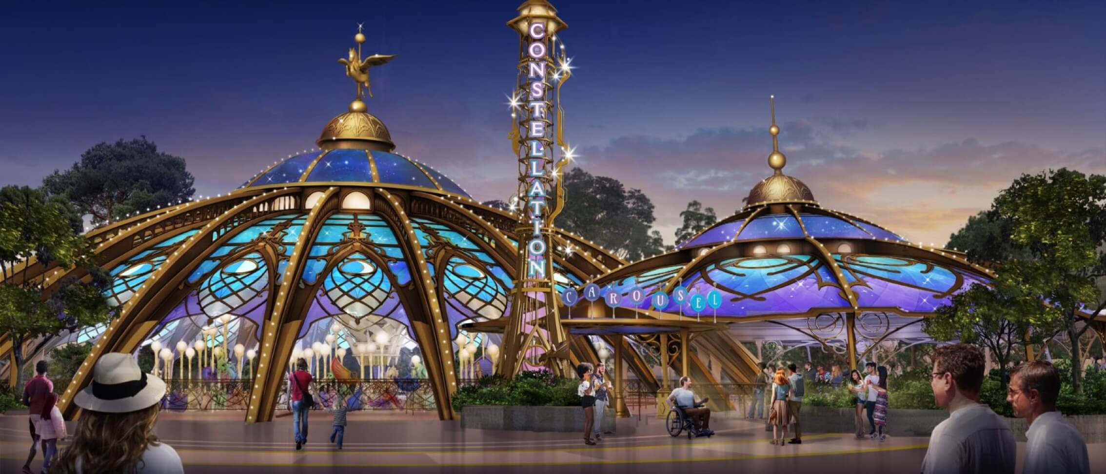 Constellation Carousel at Universal Epic Universe